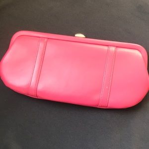 💕👛VINTAGE HOT PINK CLUTCH PURSE👛💕